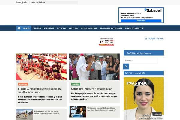 Colormag-child theme site design template sample