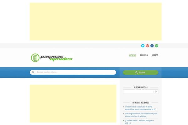 Directory theme site design template sample