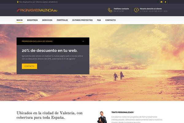 BuildMe theme site design template sample