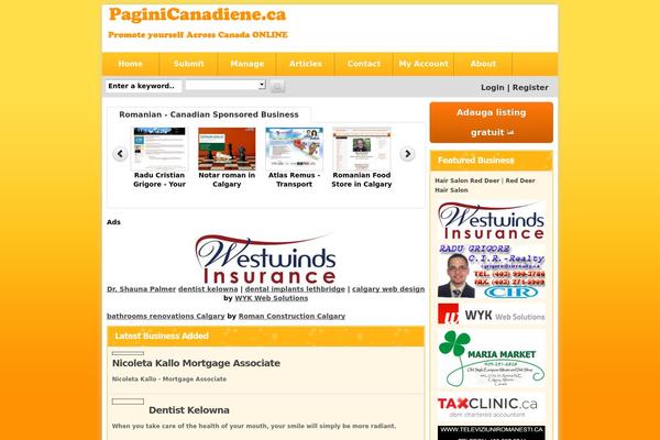 Directorypress theme site design template sample