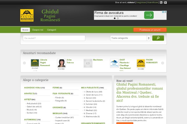 paginiro.com site used ClassiPress