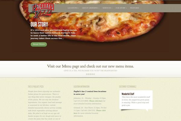 MyCuisine theme site design template sample