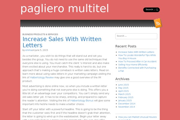 Snowblind theme site design template sample