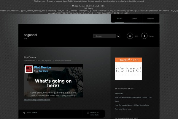 Site using Firestats plugin