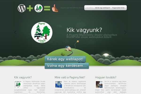 Webly theme site design template sample