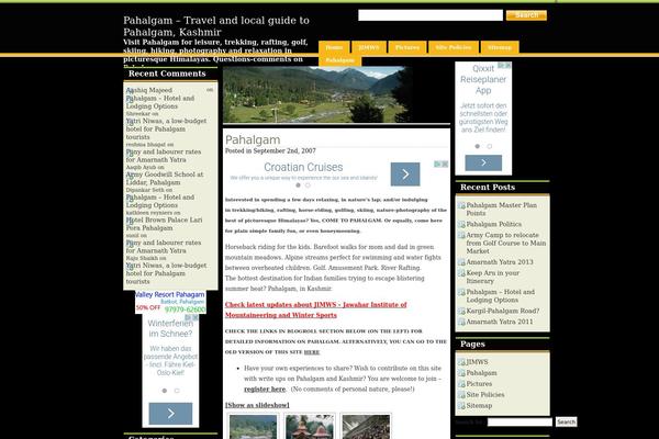 Site using FLV Embed plugin