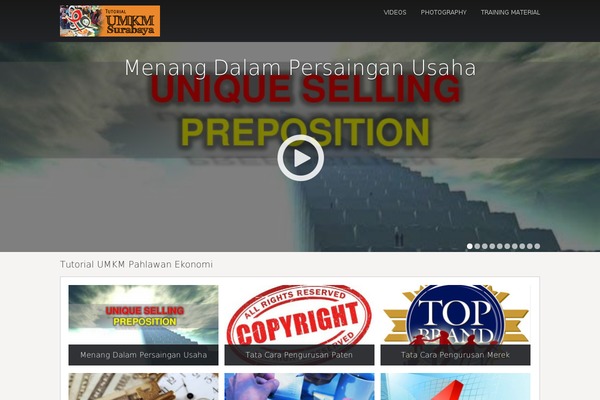 Focus theme site design template sample
