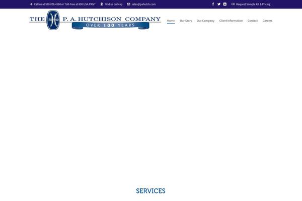 Highend theme site design template sample