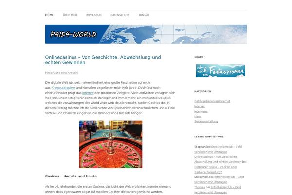 Site using Simple Ads Manager plugin
