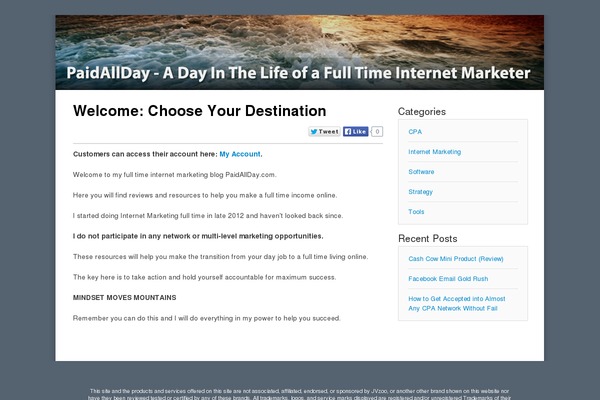 Twenty Seventeen theme site design template sample