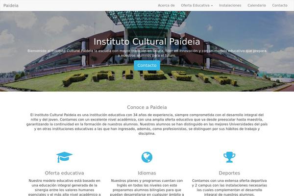 BLDR theme site design template sample