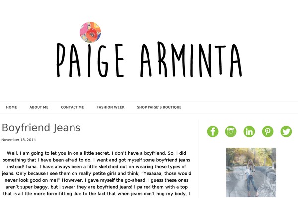 Ashe theme site design template sample