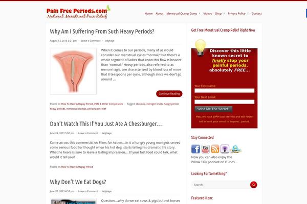 Radius theme site design template sample