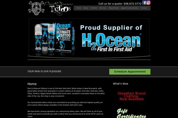 Sleek theme site design template sample
