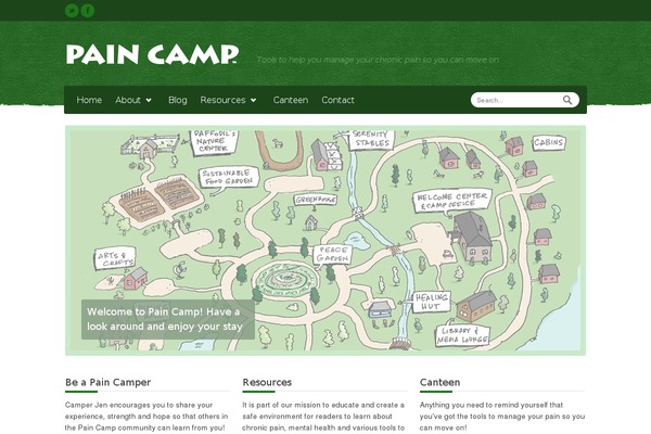 Relief theme site design template sample