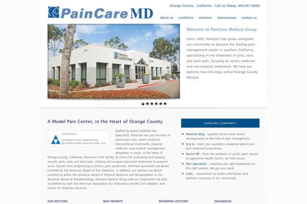 inFocus theme site design template sample