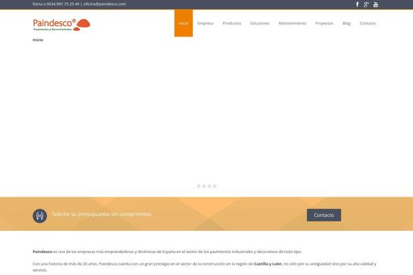 Sapphire theme site design template sample