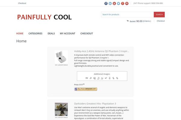 Kingdom theme site design template sample