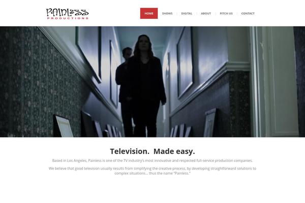 Bouncy-wp theme site design template sample
