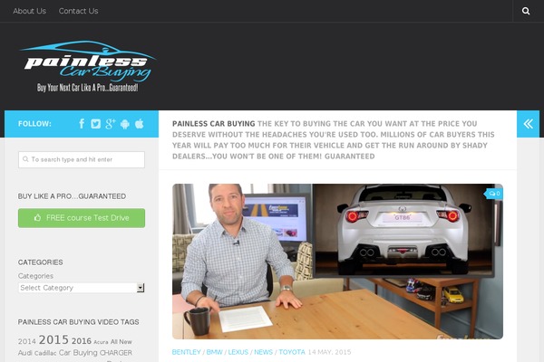 Site using WordPress Calls to Action plugin