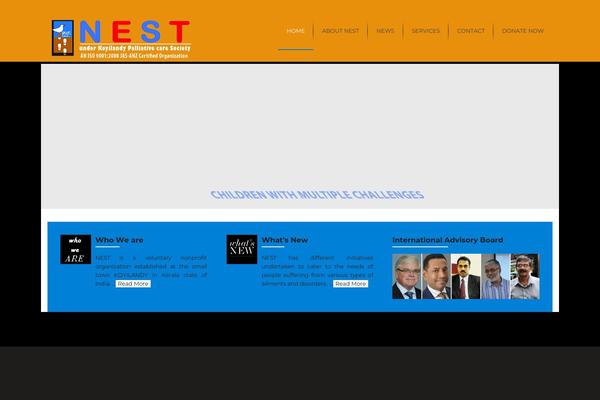 Charity theme site design template sample