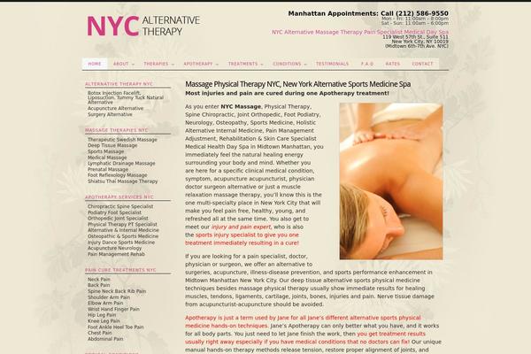 painmassagenyc.com site used Platform