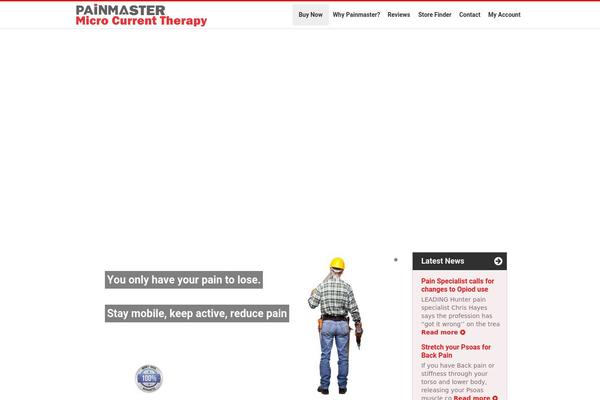 painmaster.com.au site used Myweb