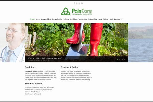 Blocked theme site design template sample