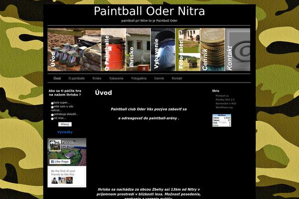 Sliding Door theme site design template sample