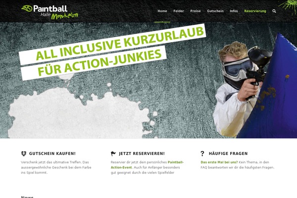 Enfold theme site design template sample