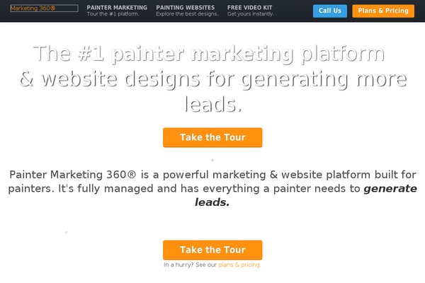 Marketing360-vertical theme site design template sample