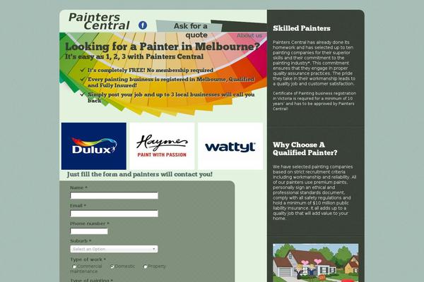 painterscentral.com.au site used Pctheme