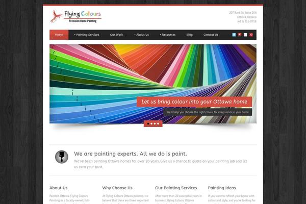 Blue Diamond theme site design template sample