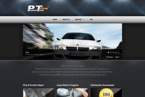Radial theme site design template sample