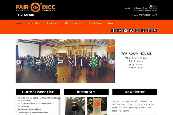 Enterprise Pro theme site design template sample