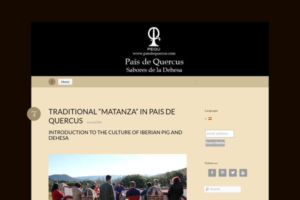 Quintus theme site design template sample