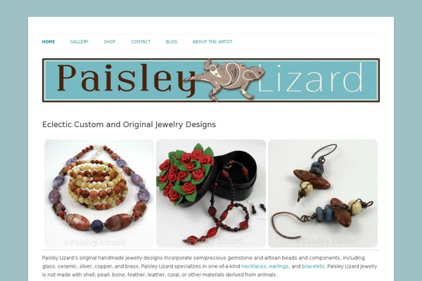 paisleylizard.com site used Paisley-one