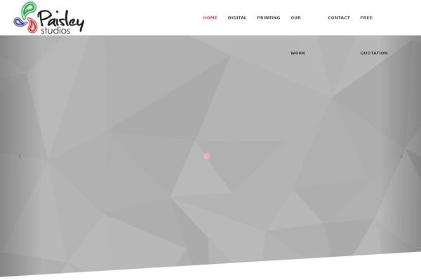 Paisley theme site design template sample