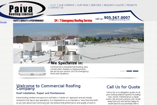 Site using Image horizontal reel scroll slideshow plugin