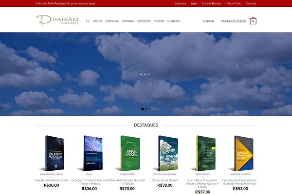 Loja theme site design template sample