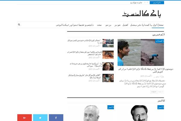 NanoMag theme site design template sample