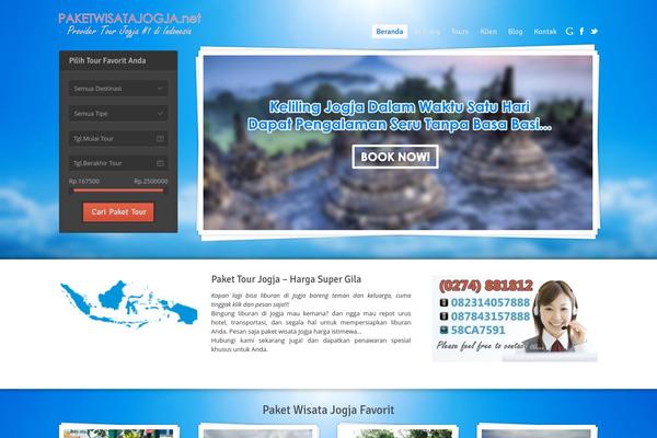 Midway theme site design template sample