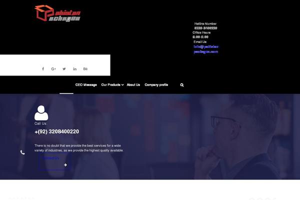 Gradiant theme site design template sample