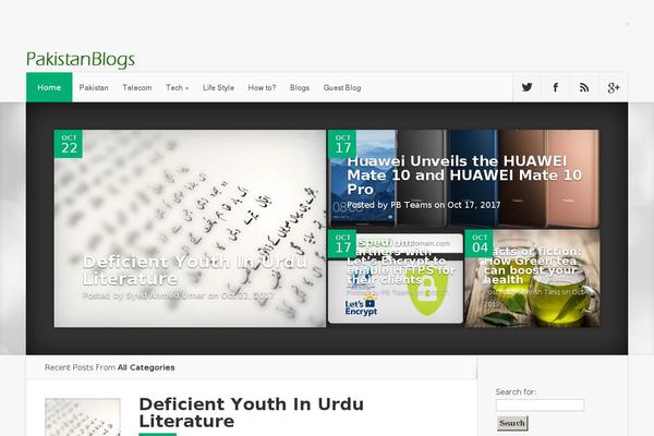 Nexus theme site design template sample