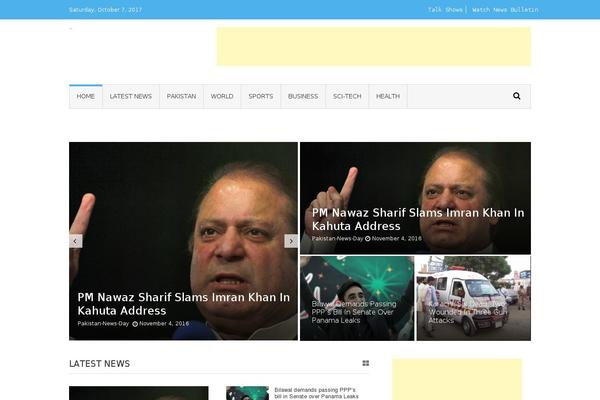 VMag theme site design template sample
