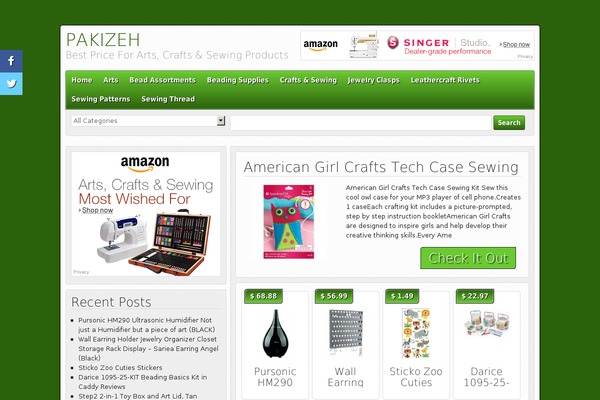 pakizeh.com site used Basiczone