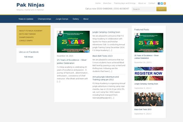 pakninjas.com site used Academicapro2