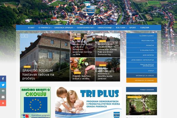 pakrac.hr site used Bluemag