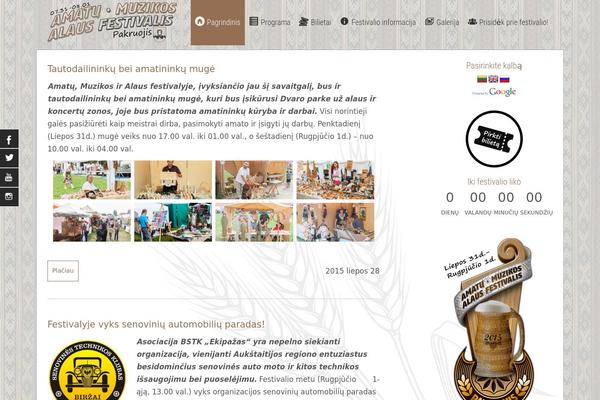 Site using CWidget Countdown plugin