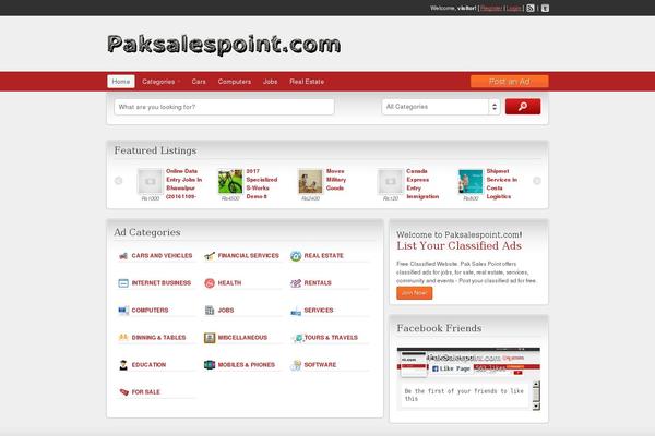 ClassiPress theme site design template sample